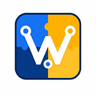 WendAnswerToday blue and gold puzzle W logo